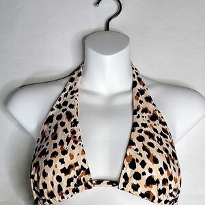 Wild fable cheetah bathing suit top